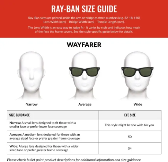 Ray-Ban - Lunette de soleil RB 2140 Wayfarer Original Wayfarer 50 mm 54 mm Noir (901/32)