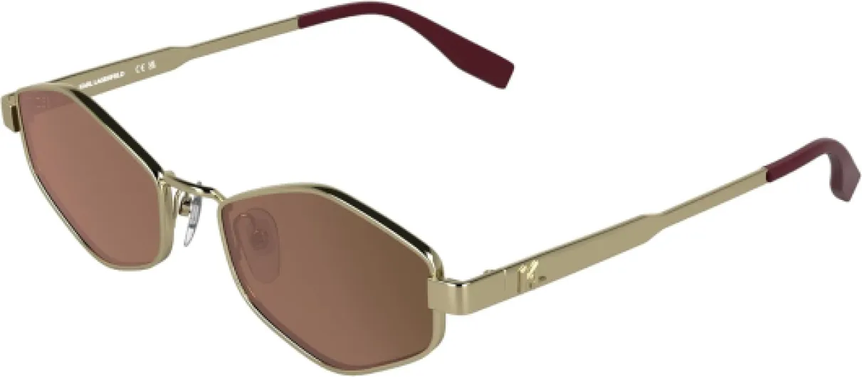 KARL LAGERFELD Kl365s Lunettes de soleil Femme (lot de 1) Taille unique Gold Shiny