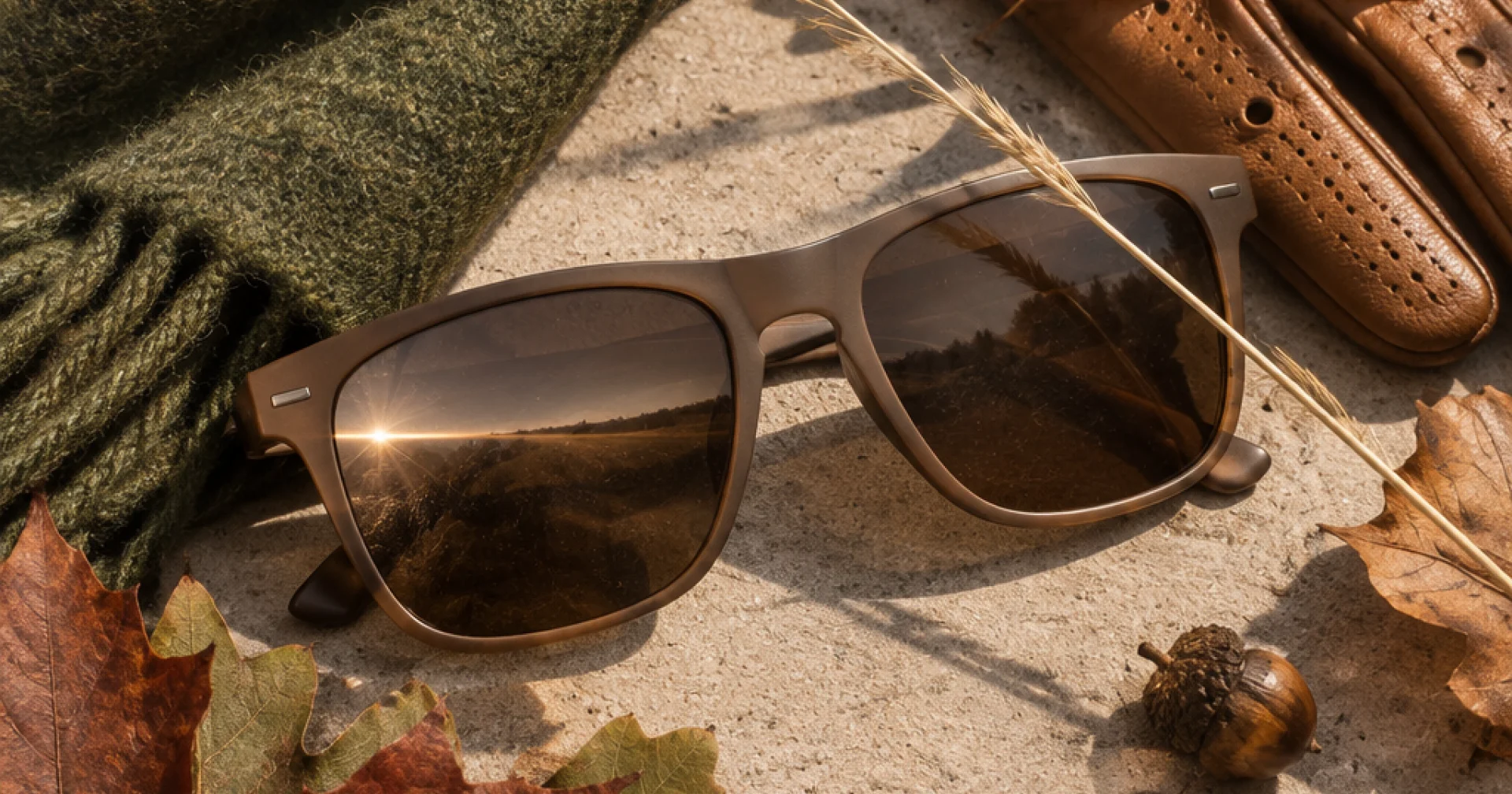 Lunettes de soleil en automne : le soleil rasant d'octobre est pire que celui de juillet