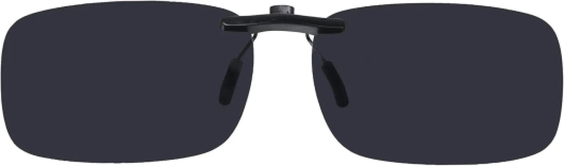 Clip Solaire pour Lunettes de Vue Polarisée Clip Lunettes de Soleil Anti-reflet UV400 Hommes Femmes Conduite Voyage Sport Noir 59*40 MM