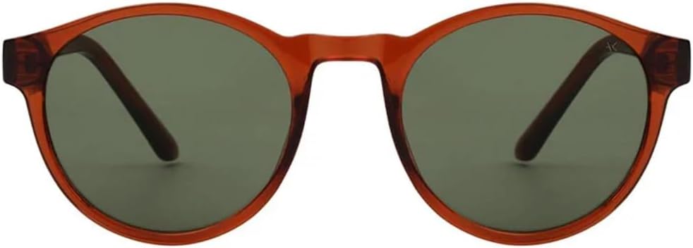 A Kjaerbede Lunettes de soleil Marvin Marron Transparent