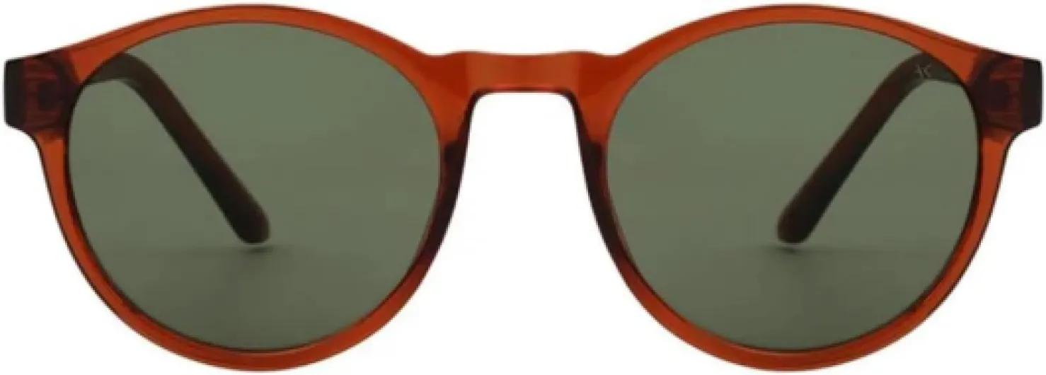 A Kjaerbede Lunettes de soleil Marvin Marron Transparent