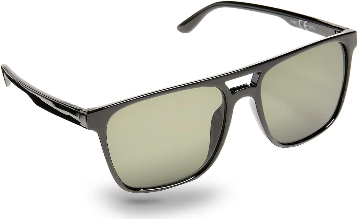 Eyelevel Theo Lunettes de Soleil Classiques pour Homme Noir, Taille Unique
