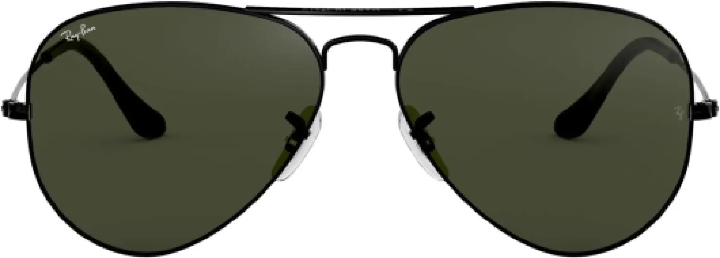 Ray-Ban Aviator Montures de lunettes Mixte (lot de 1) 58 mm Noir/Gris/Vert(l2823)