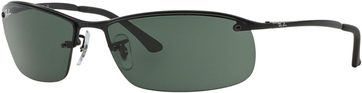 Ray-Ban - Lunette de soleil RB3183P Top Bar Rectangulaire Noir (Schwarz)