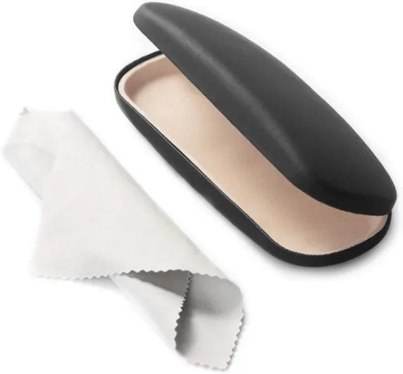 AkoaDa de étuis à lunettes rigides Noir