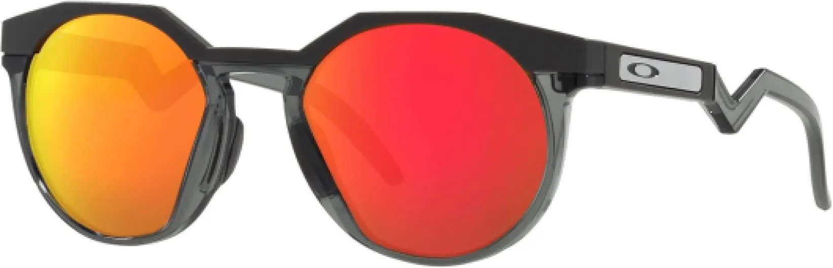 Oakley HSTN Lunettes de soleil mates en carbone prizm ruby, Noir, One Size