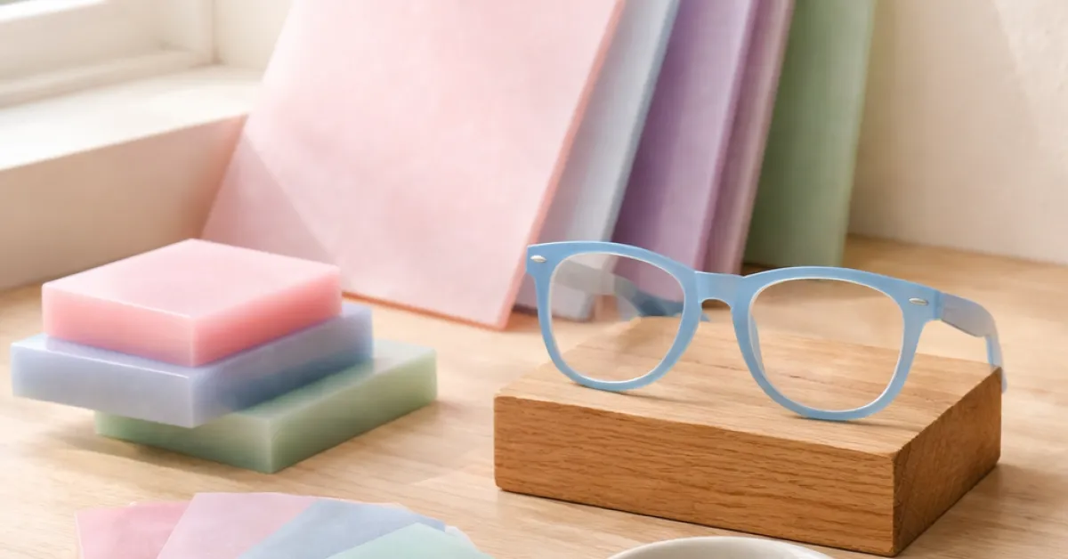 Cheveux clairs, carnation mate : la palette d'acetates qui joue bien