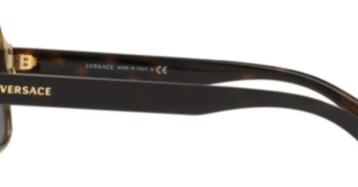 Test Versace Montures de Lunettes Homme 55.0 Noir (Dark Havana) : le style marqué sans tomber dans le bling