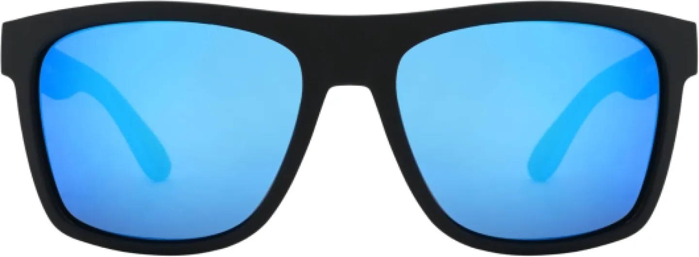 Lunettes de soleil flottantes pour homme/femme - UV400 - Polarisées - Revêtement anti-sel Noir/Bleu TPX