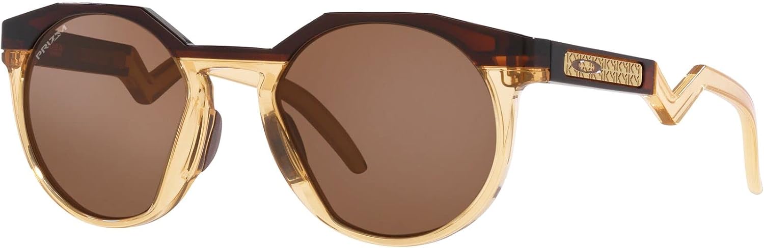 Oakley HSTN Lunettes de soleil de sport Ambre Foncé Curryprizm Tungstène