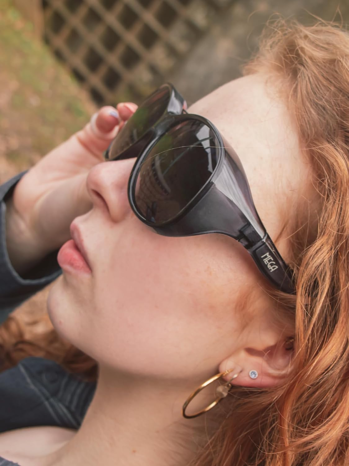 ActiveSol Lunettes de soleil à enfiler Mega - Grandes lunettes à enfiler pour porteurs de lunettes - polarisées Noir