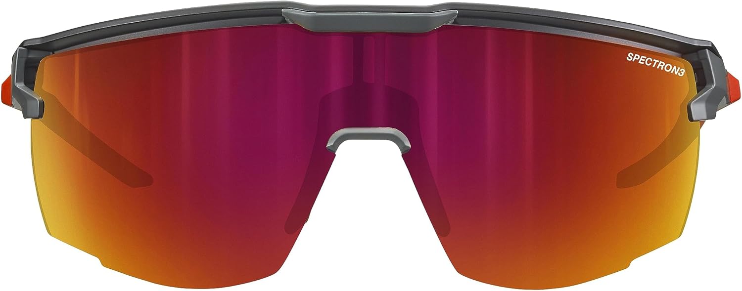 Ultimate Lunettes de soleil course à pied, trail, vélo Homme (lot de 1) Taille unique Noir / Rouge Catégorie 3