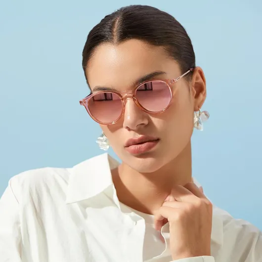 Lunettes de Soleil Polarisées Élégante Pour Hommes et Femmes Protection UV Légère Lunettes Rondes