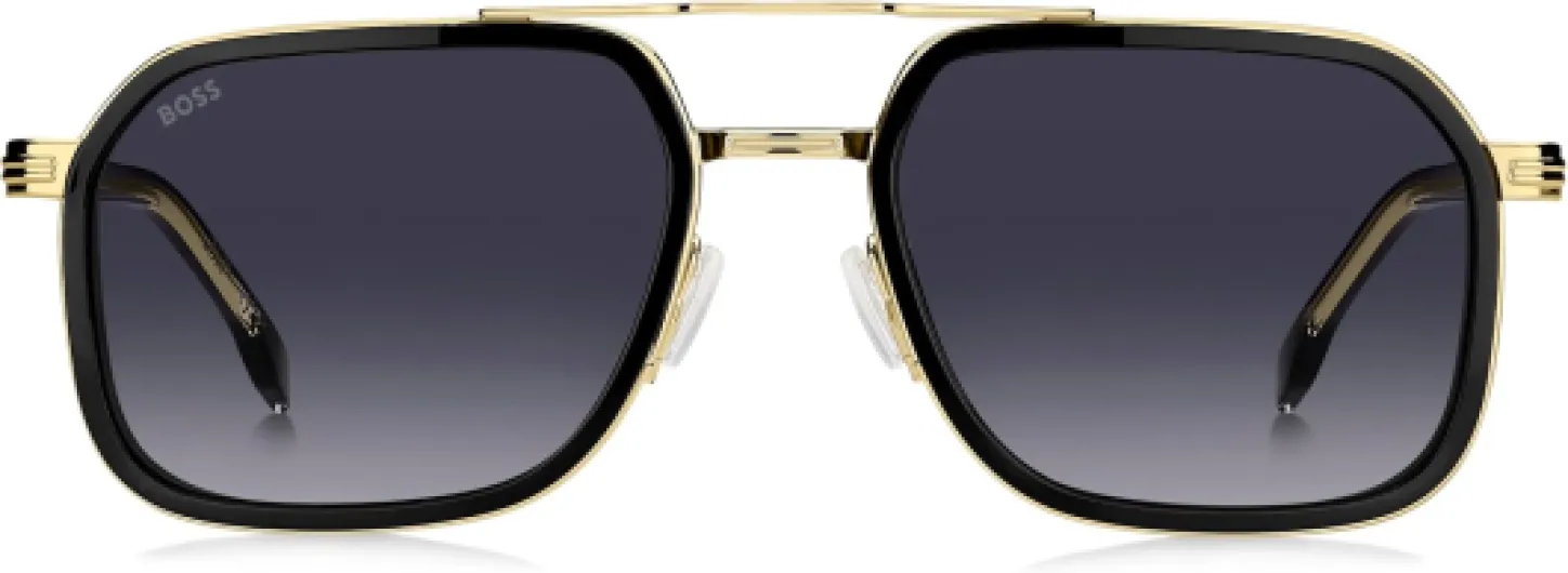 HUGO BOSS Lunettes de Soleil BOSS 1724/S 2M2 BLACK GOLD 55/19/150 Homme