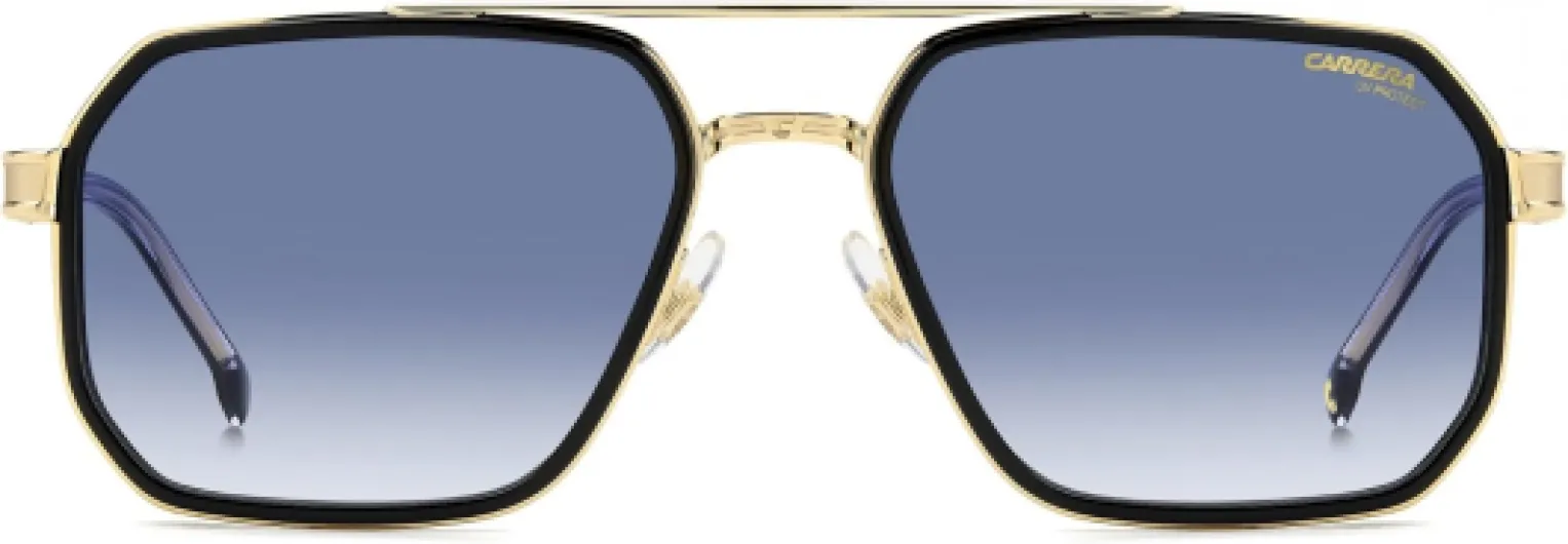 Carrera Men's 1069/S Sunglasses 58/19/145 Black Gold