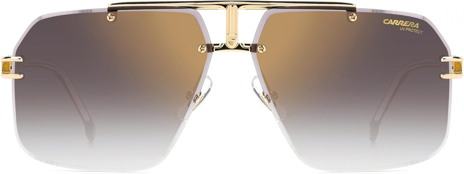 Carrera Lunettes de soleil homme 63/12/145 Gold Black/Brown Shaded