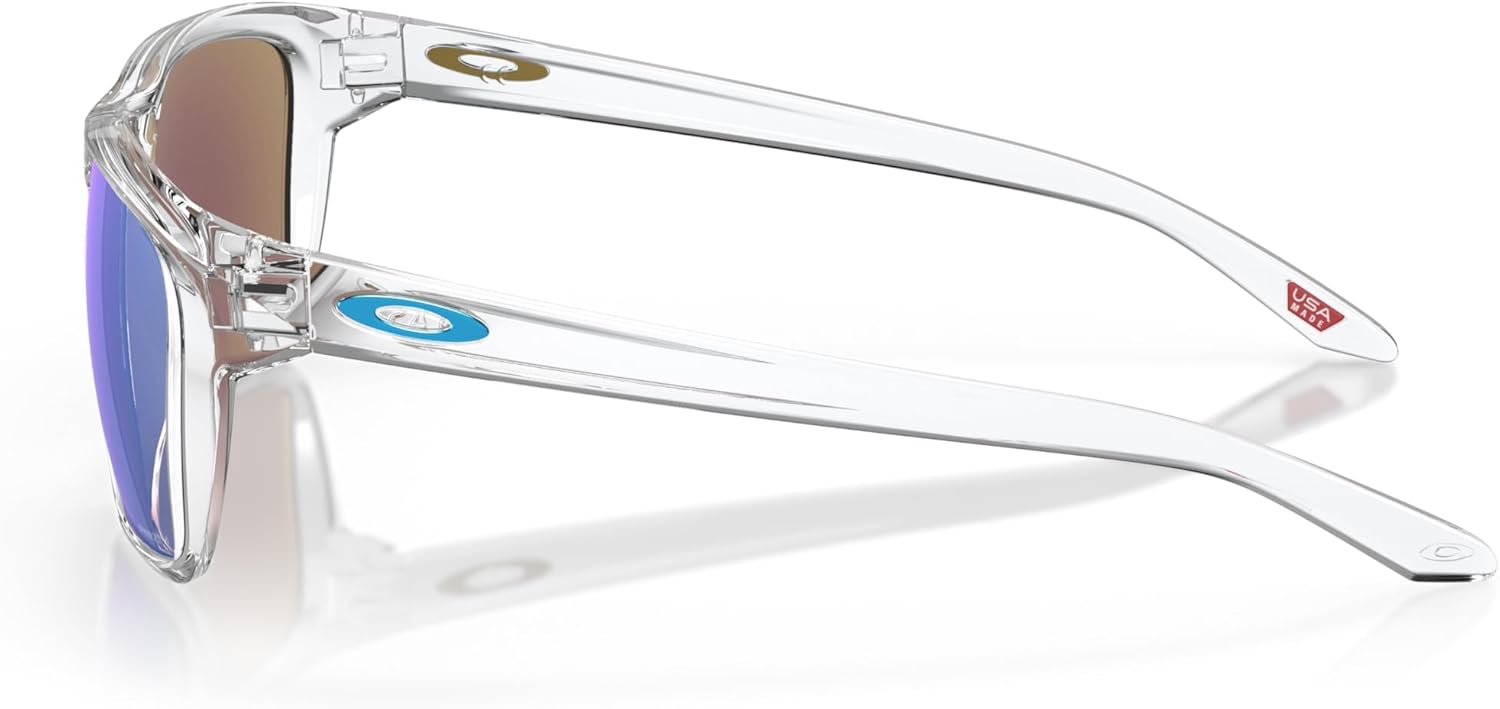 Oakley Mixte Oo9448-0457 lunettes de soleil Not Applicable, Saphir Cleap/Prizm Poli, 57/17/142 57 mm Polished Clear/Prizm Sapphire