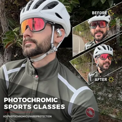 Test KAPVOE K63 : des lunettes de vélo photochromiques pas chères qui font globalement le taf