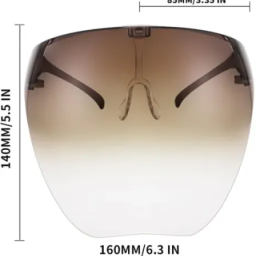 Test FEISEDY Lunettes à Visière Futuristes : protection totale du visage, style assumé