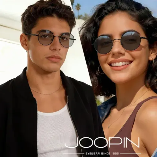 Test Joopin Lunettes de Soleil Rondes A21 : le look hippie/steampunk sans exploser le budget